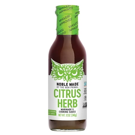 Noble Made by the New Primal  Marinade and Cooking Sauce Citrus Herb  12 FL OZ - Pack of 6