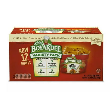 Chef Boyardee Variety Pack (7.5 Oz.  12 Pk.)