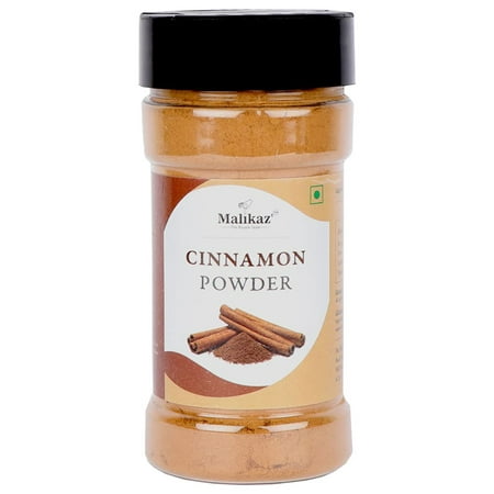 Malikaz  the Royale Taste Cinnamon Powder Jar  100 G | Piquant | 100% Natural | No Additives | Sweet Aroma | Warm Taste | Easy to Add a Wondrous Flavo