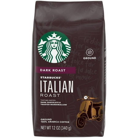 Starbucks Ground Coffee Dark Roast Italian Roast -- 12 Oz