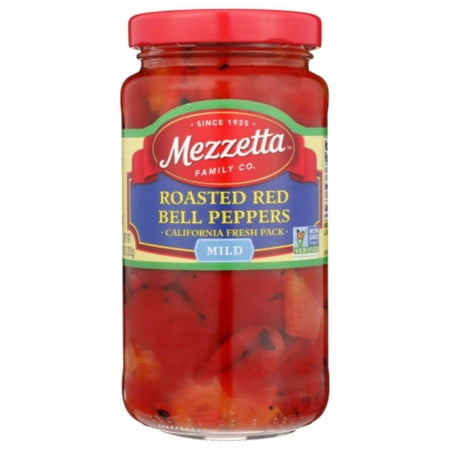 MEZZETTA PEPPERS RSTD RED BELL 10 OZ - Pack of 12