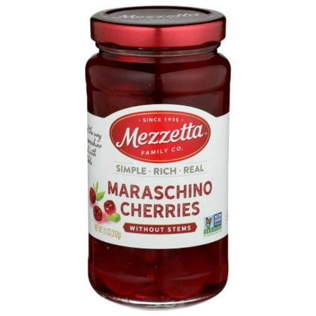 MEZZETTA CHERRIES MARASCHNO WO STM 11 OZ - Pack of 6
