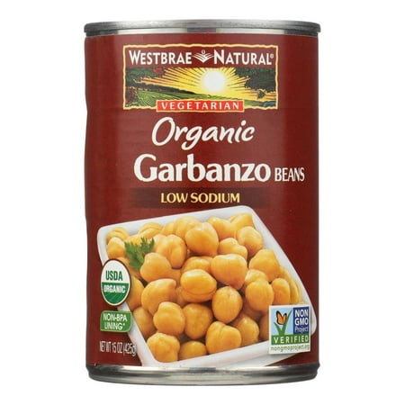 Westbrae Foods Organic Garbanzo Beans - Case of 12 - 15 Oz