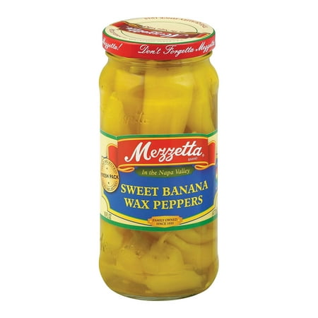 G L Mezzetta Peppers  Wxd Banana Hot  16-Ounce (Pack of 6)