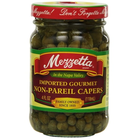 Mezzetta Capers  Non-Pareil  4 Ounce (Pack of 12)