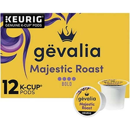 Gevalia Majestic Roast Bold Dark Roast K-Cup Coffee Pods (12 Ct Box)