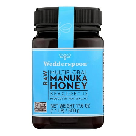 Wedderspoon Raw Manuka Honey Kfactor 12 - Case of 6 - 17.6 OZ