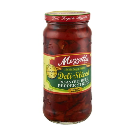 G L Mezzetta Peppers  Rst  Swt  Slcd  Deli  16-Ounce (Pack of 6)