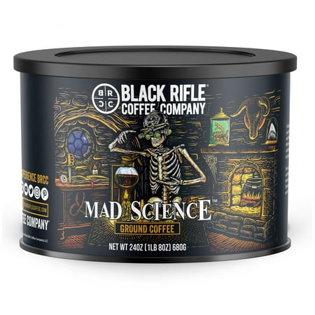 Black Rifle Coffee Company Mad Science  Medium Roast  Ground Coffee  24 Oz  Canister