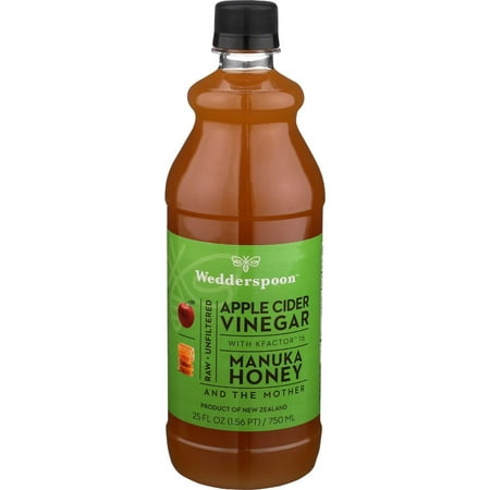 Wedderspoon Apple Cider Vinegar with Manuka Honey  25 Ounce -- 6 per Case.