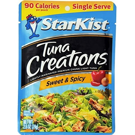 Starkist Tuna Creations  Sweet & Spicy  Single Serve 2.6-Ounce Pouch (Pack of 4)