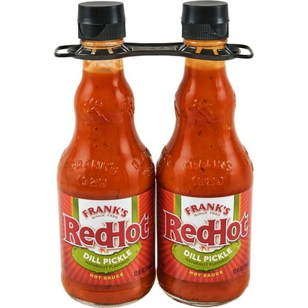 Frank S RedHot Dill Pickle Hot Sauce  12 Fluid Ounce (Pack of 2)