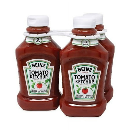 1Pack Heinz Tomato Ketchup Squeeze Bottle  44 Oz Bottle  2/Pack  (22000499)