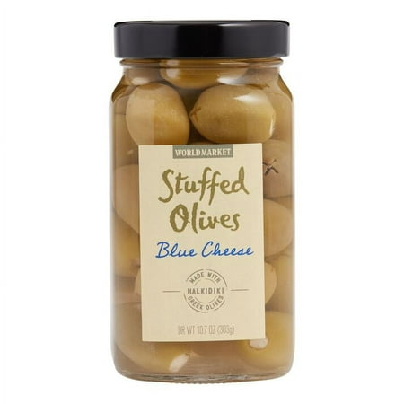 World Market Blue Cheese Stuffed Olives 10.7 Oz