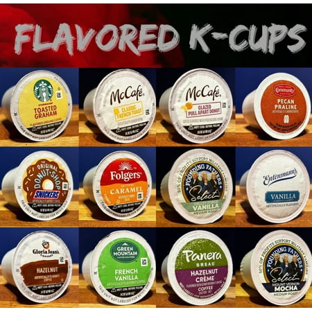 12-Pack Flavored K-Cups  Including Panera  McCafe  Starbucks and More!