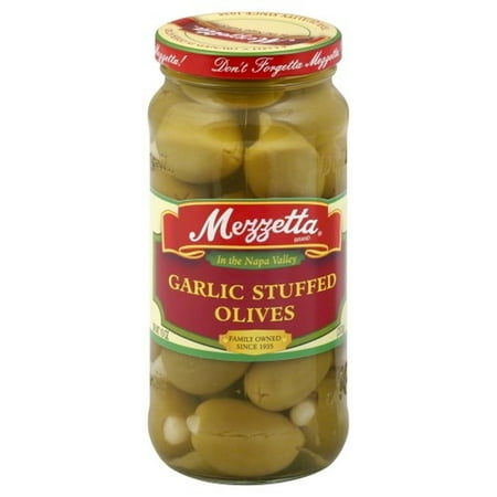 Reese Mezzetta Olive Stuffed Garlic (Pack of 3)