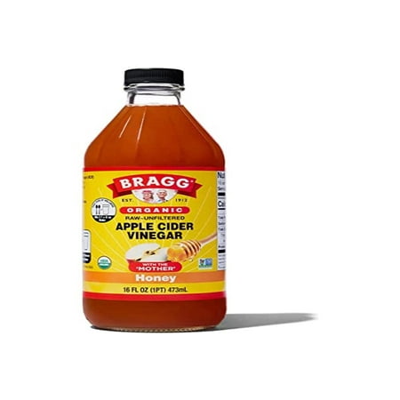 Bragg Organic Apple Cider Vinegar Blends with Honey 16 Oz – USDA Certified Organic – Raw  Unfiltered – with the Mother -  Experience the Perfect