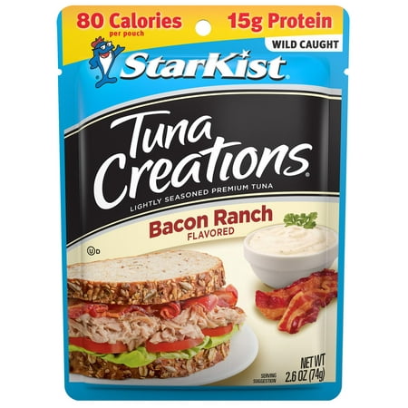 Starkist Tuna Creations Bacon Ranch  Single Serve Pouch  2.6 Oz