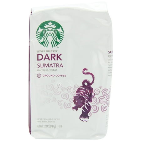 Starbucks Sumatra Ground Coffee  12 Ounce (Pack of 3)