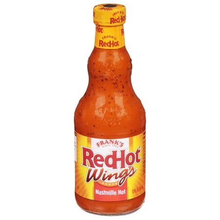 Frank S Redhot Nashville Hot Wings Sauce  12 Fl Oz