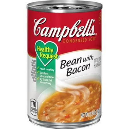 Campbell S Condensed Healthy Request Bean with Bacon Soup  11.5 Oz. Can (Pack of 16)