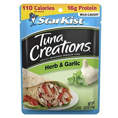 StarKist Tuna Creations  Herb & Garlic Tuna  Single Serve Pouch  2.6 Oz