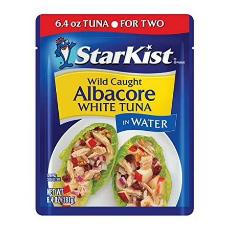 Starkist Wild Caught Albacore White Tuna in Water  6.4 Oz Pouch