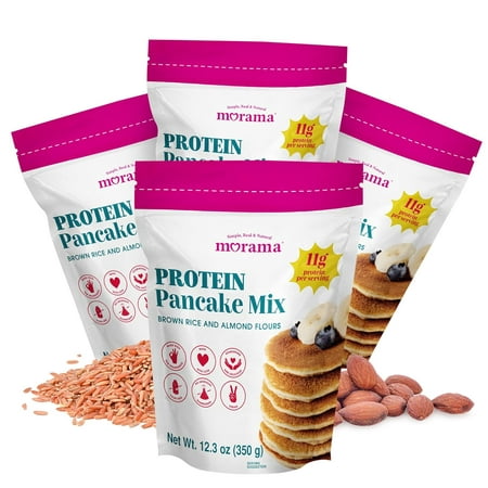 GlutenFree Protein Pancake Mix  11G of Protein per Serving  Vegan Waffle Mix with Almond and Brown Rice Flour  No Cake Flour Included  LowCarb and Veg
