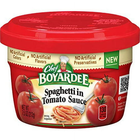 Chef BOYARDEE Spaghetti in Tomato Sauce  7.5 Oz (Pack of 12)