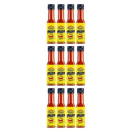 Mexico Lindo Chile De Arbol Hot Sauce Ingredients | 12 190 Scoville Level | Classic Flavor | 5 Fl Oz Bottles (Pack of 12)