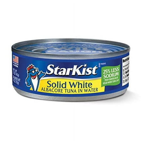 StarKist Solid White Albacore Tuna in Water 25% Less Sodium  5 Oz  Pack of 24
