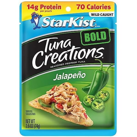 StarKist Tuna Creations BOLD JalapeÃ±o - 2.6 Oz Pouch (Packaging May Vary)  Jalapeno  62.4 Ounce(Pack Of24)
