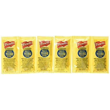 French S Classic Yellow Mustard Packets - 500 Count (Pack of 1)
