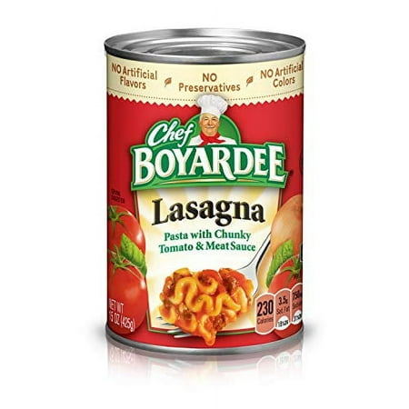 Chef Boyardee Lasagna  15 Oz  12 Pack