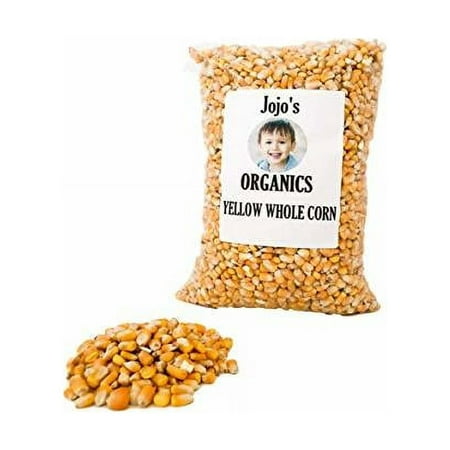 Organics Organic Yellow Whole Corn | Corn Maize Bulk Grains 5 Lbs Great for Tamale Masa Tortillas S Chowder 100% Product of