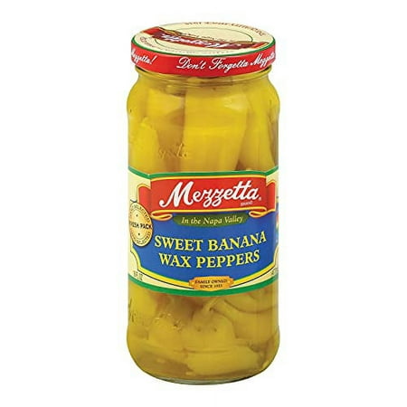 G L Mezzetta Peppers  Wxd Banana Hot  16-Ounce (Pack of 6)
