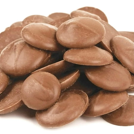 Premium Coating Melting Wafers Milk Chocolate Baking Cocoa Lite in Bag  5 Lbs for Cookies  Muffins  Cake Chocolate & Melted Chocolate  Ice Cream and B
