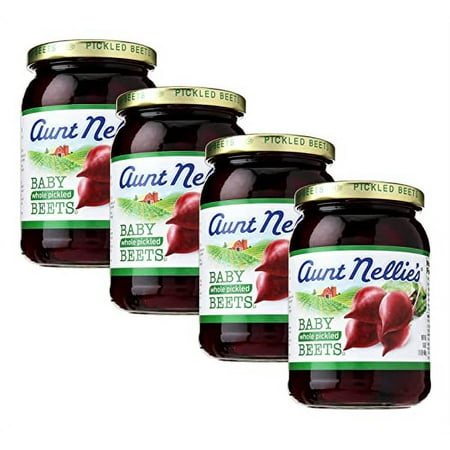 Aunt Nellie S Sliced Pickled Beets  16 Oz Glass Jar (4 Pack)