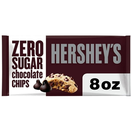 Hershey S Zero Sugar Chocolate Baking Chips Bag  8 Oz