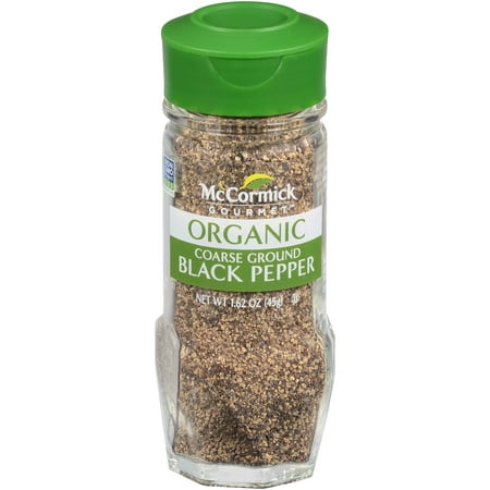 Mccormick Gourmet Organic Coarse Ground Black Pepper  1.62 Oz