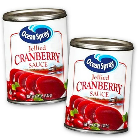Ocean Spray Cranberry Sauce Value Pack -- 2 Cans (28 Oz Total  Jellied Cranberry Sauce)