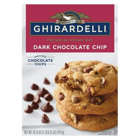 Ghirardelli  Premium Cookie Mix  Dark Chocolate Chip  16.75 Ounce