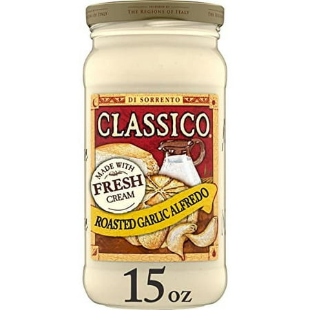 Classico Roasted Garlic Alfredo Pasta Sauce (15 Oz Jar)