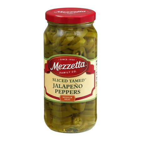 Mezzetta - Diced Tamed Jalapeno Peppers  Case of 6  16 Oz