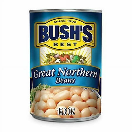 BUSH S BEST Canned Great Northern Beans  15.8 Oz