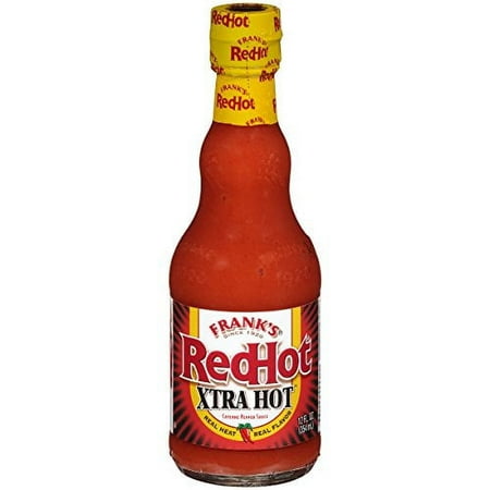 Frank S RedHot Xtra Hot Cayenne Pepper Hot Sauce  12 Fl Oz