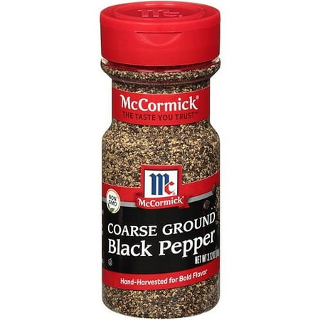 McCormick Coarse Ground Black Pepper  3.12 Oz