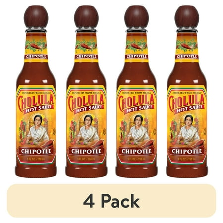 (4 Pack) Cholula Chipotle Hot Sauce  5.0 Fl Oz Bottle
