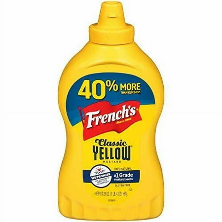 French S Classic Yellow Mustard  No Artificial Colors  20 Oz