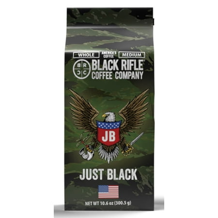Black Rifle Coffee Company Just Black Medium Roast Whole Bean Coffee - 10.6oz